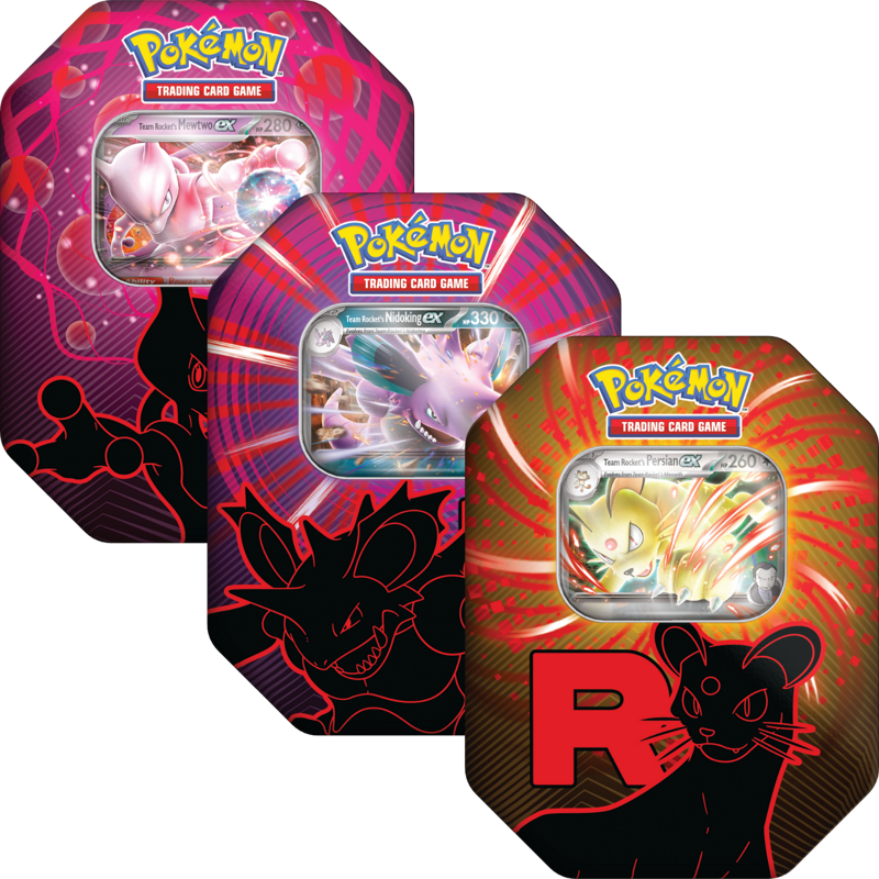 Pokémon TCG Scarlet & Violet: Team Rocket Tin - Assortment