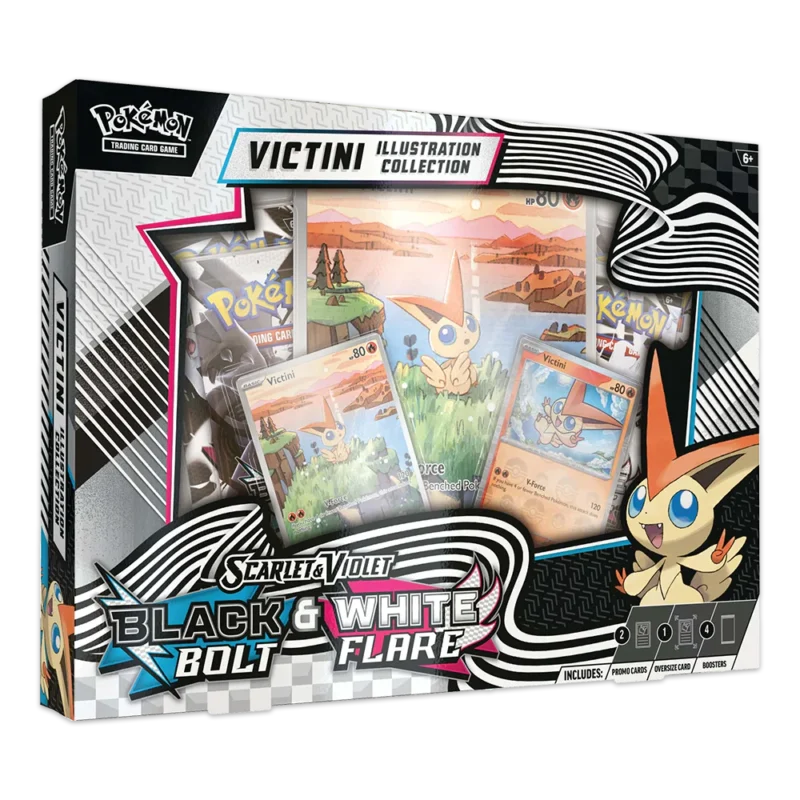 Pokémon TCG: Scarlet & Violet 10.5 - Black Bolt & White Flare Unova Victini Illustration Collection