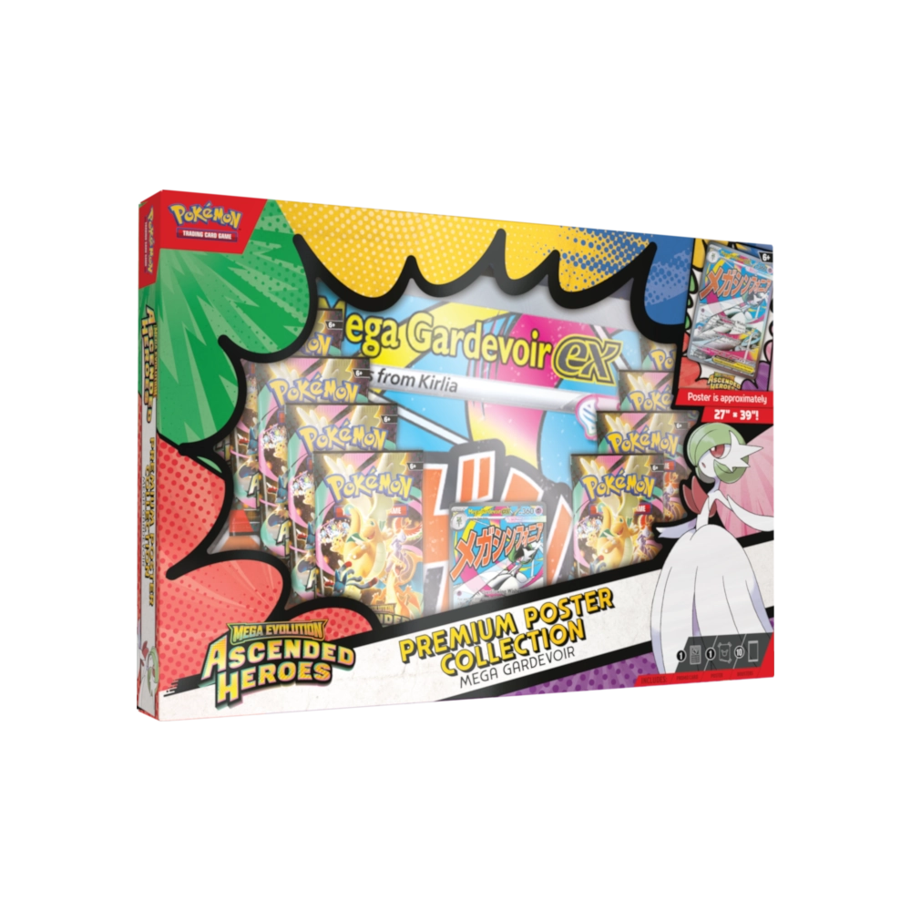 Pokémon TCG: Mega Evolution - Ascended Heroes Premium Poster Collection - Assortment 2 Pokémon TCG: Mega Evolution - Ascended Heroes Premium Poster Collection - Assortment - Image 2