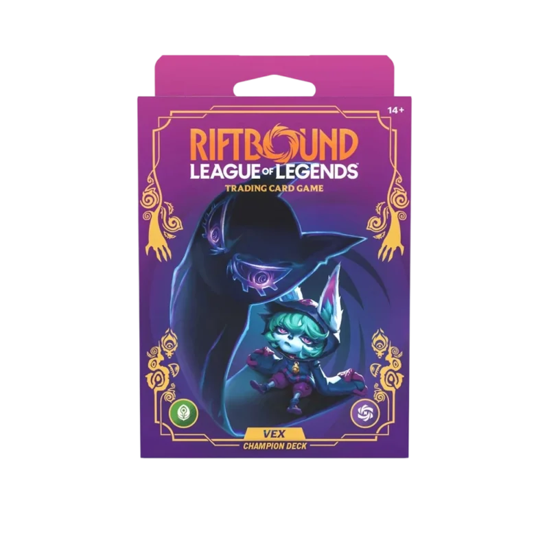 Riftbound: League of Legends Trading Card Game - Unleashed Champion Deck - Vex Display