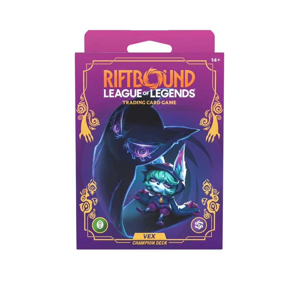 Riftbound: League of Legends Trading Card Game - Unleashed Champion Deck - Vex Display 1 Riftbound: League of Legends Trading Card Game - Unleashed Champion Deck - Vex Display