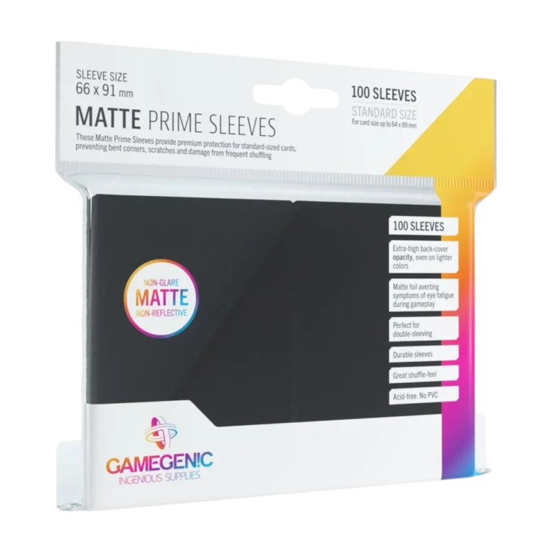 Gamegenic: Matte Prime Sleeves - Black