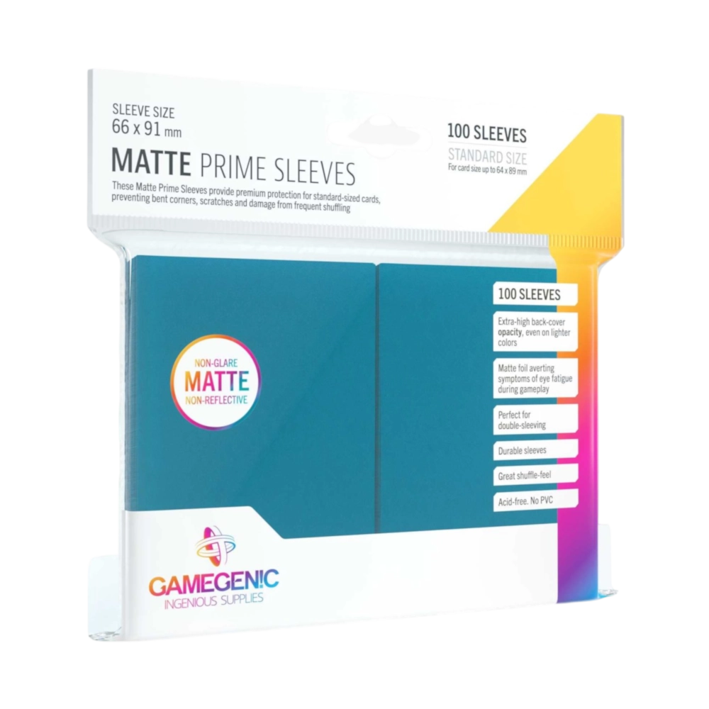 Gamegenic: Matte Prime Sleeves - Blue 1 Gamegenic: Matte Prime Sleeves - Blue