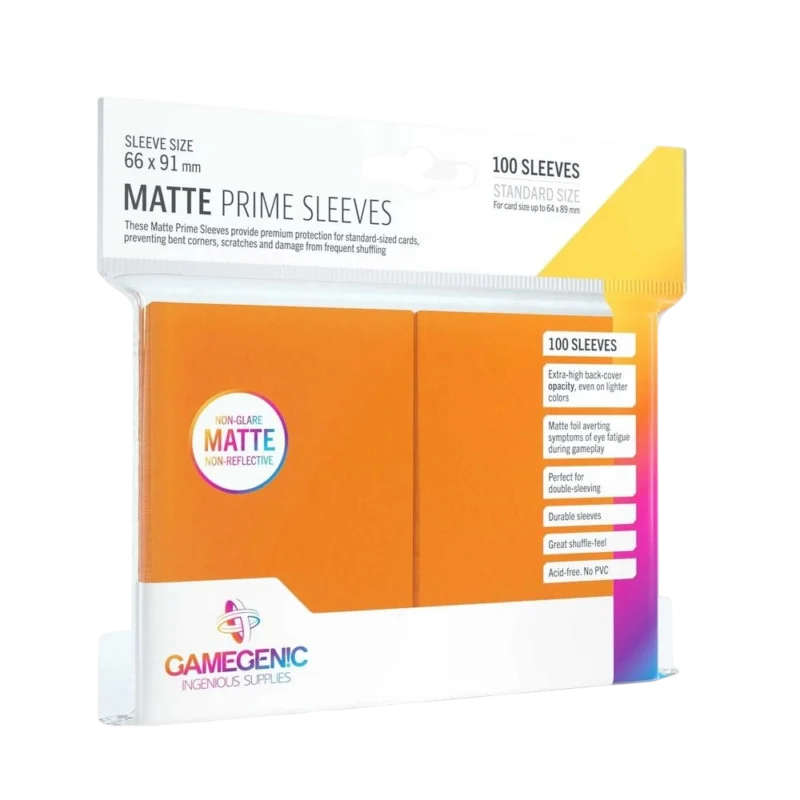 Gamegenic: Matte Prime Sleeves - Orange