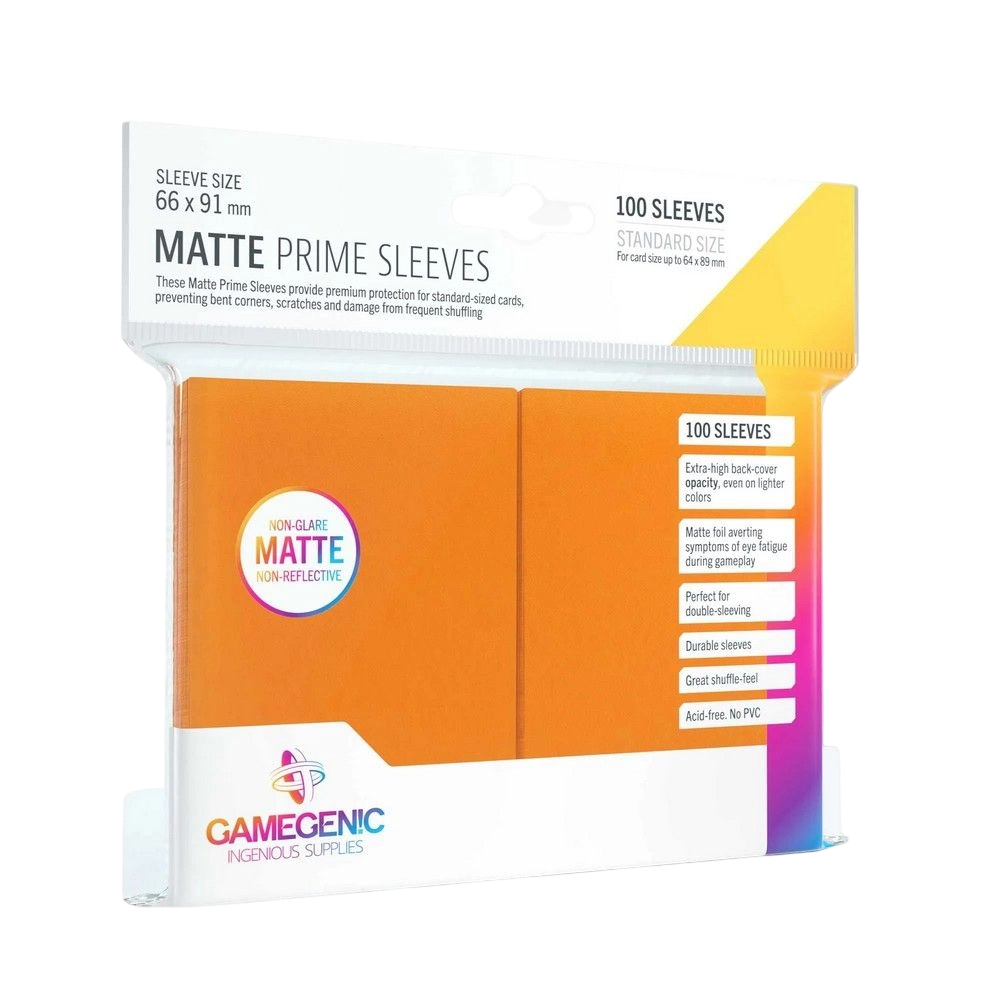 Gamegenic: Matte Prime Sleeves – Orange