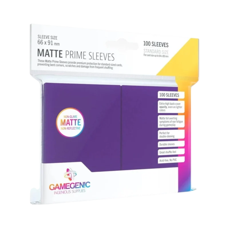 Gamegenic: Matte Prime Sleeves - Purple