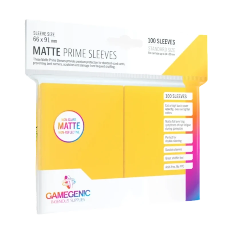 Gamegenic: Matte Prime Sleeves - Yellow