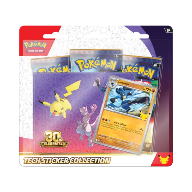 Pokémon TCG: Tech Sticker Collection - 30th Celebration (Assortment)