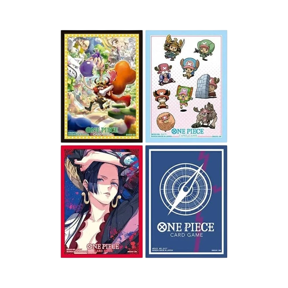One Piece Card Game: Official Sleeve 16 (4 Kinds Assortment) 1 One Piece Card Game: Official Sleeve 16 (4 Kinds Assortment)